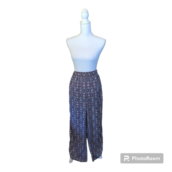 Joe B NWT Wide Leg High Waisted Palazzo Pant Boho Summer Style - Picture 3 of 12